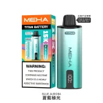 MEHA-泰坦主機-倉藍極光 一次性電子煙|MEHA 魅嗨 TITAN 泰坦|15000口-倉藍極光顏色主機.webp